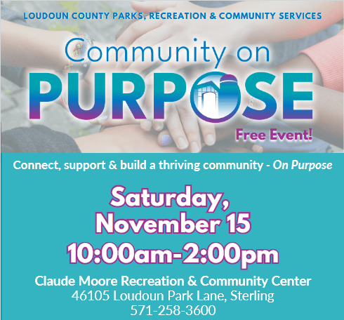 Flyer for Community on Purpose